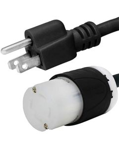 1 Foot 5-15P to L14-20R Adapter, 15A/125V, 14 AWG - Iron Box # IBX-5181-01